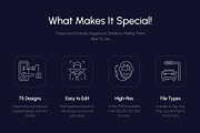 Security and Protection Icon Set, an Outline Icon by Prosymbols (Thumbnail 2 of 7)