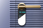 Door Hanger Mockup, an Advertising Mockup by Artlogs x Modaldesain (Thumbnail 4 of 4)