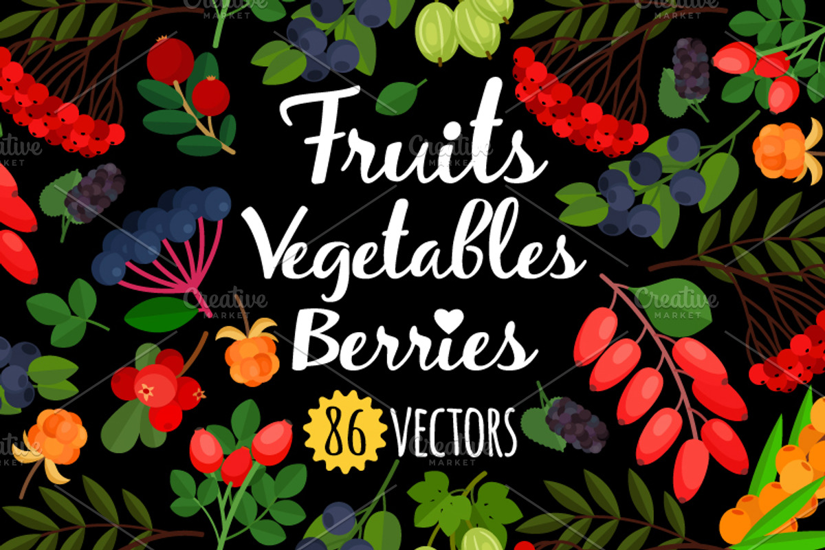 Vegetables, fruits, berries, an Icon by ianakauri (Photo 1 of 10)