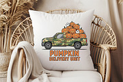 Camo Truck Halloween Sublimation, an Illustration by DreamCafeArt (Thumbnail 4 of 6)