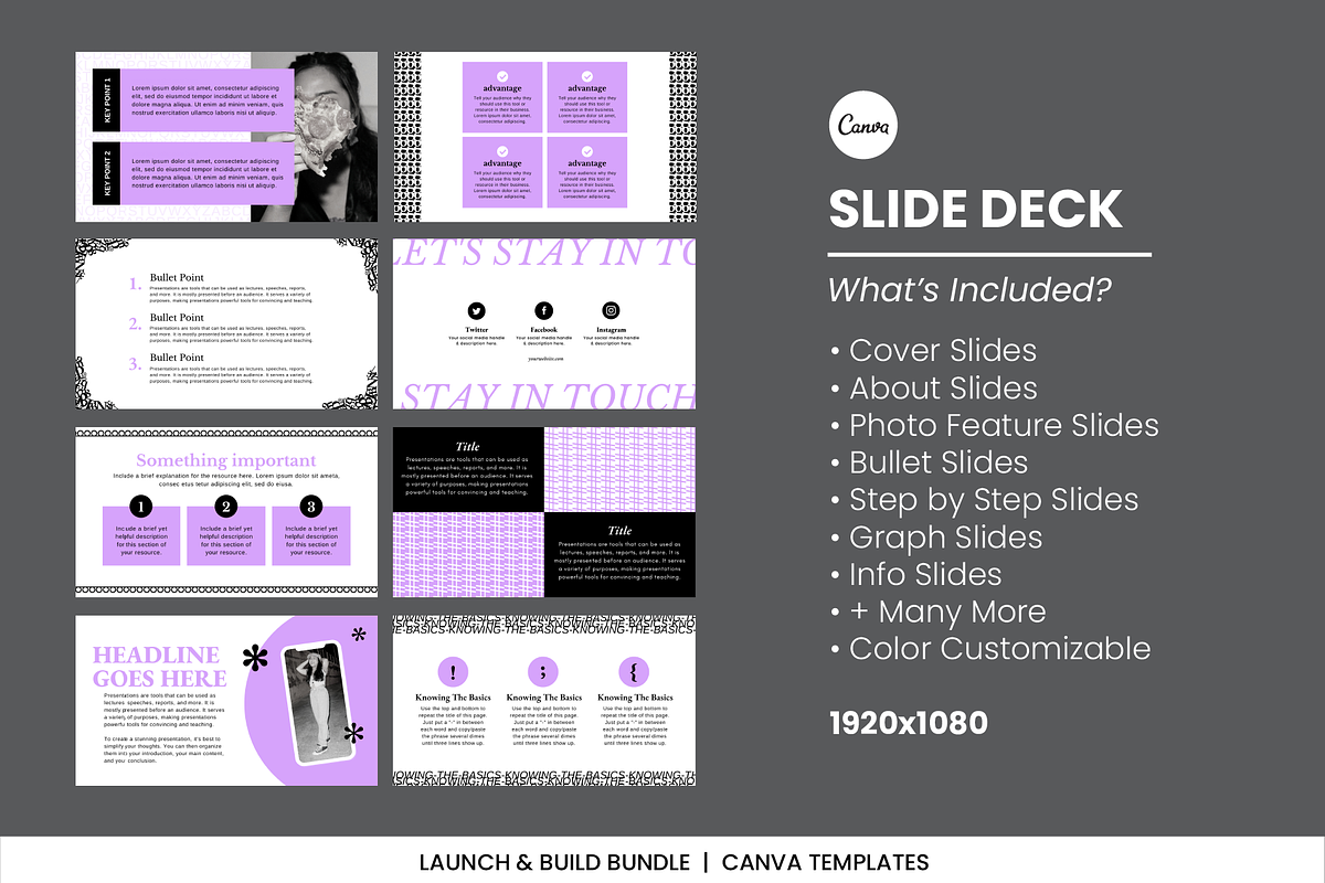 Typography Canva Presentation Slides, a Presentation Template by WorkShy Studio (Photo 2 of 6)