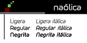Naolica, a Sans Serif Font by Ixipcalli (Thumbnail 2 of 6)