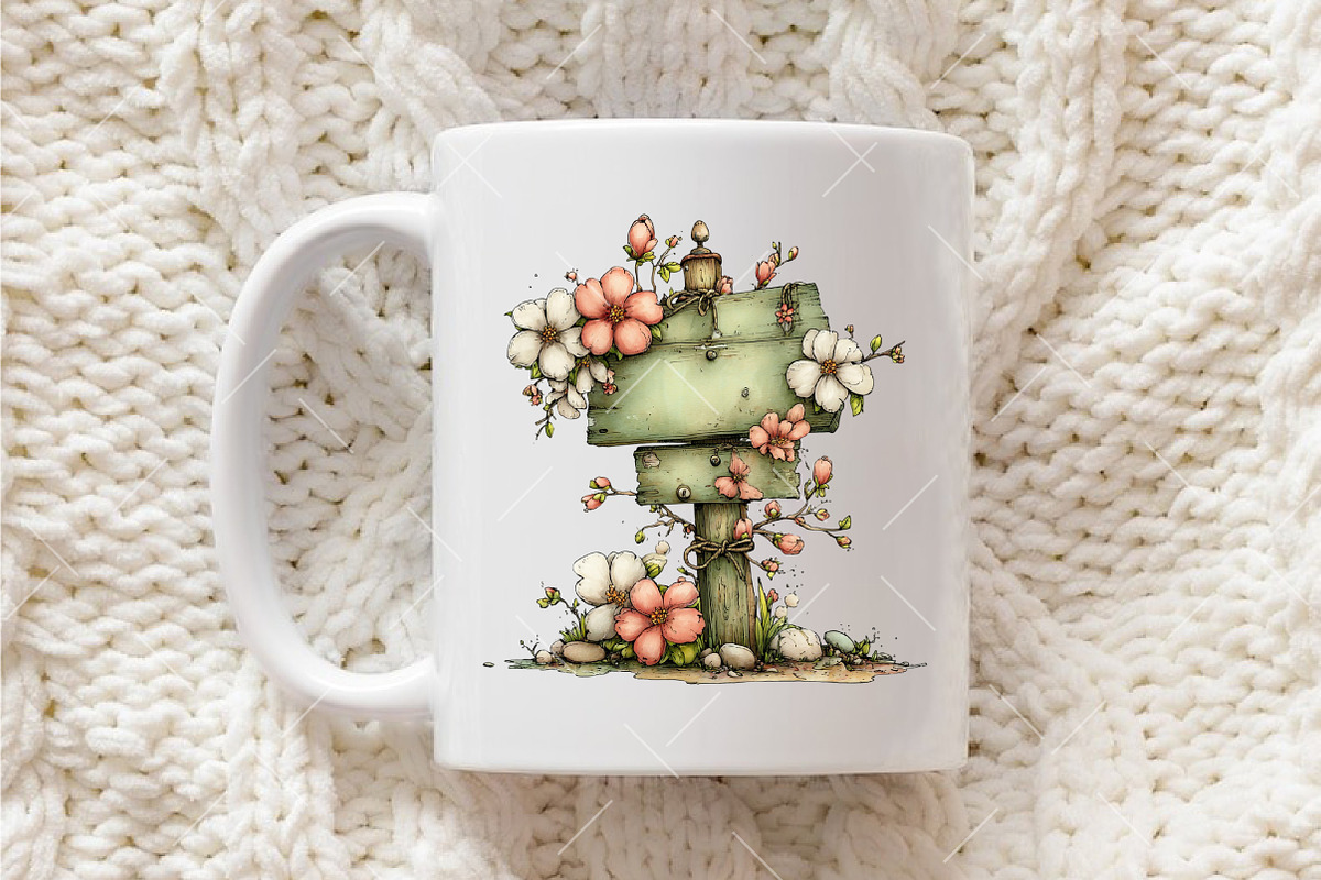 Whimsical Spring Clipart, an Illustration by OK Design (Photo 6 of 6)