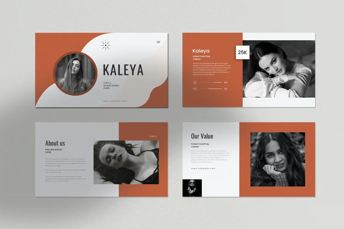 Kaleya Minimal Keynote Presentation, a Presentation Template by Fit-tee (Photo 3 of 7)