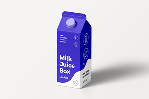 Milk Box Mock-up