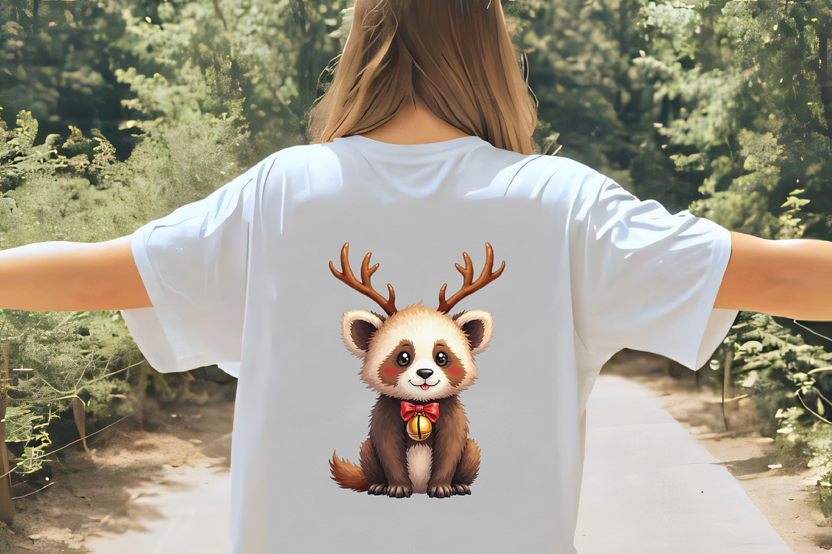 Christmas Panda Sublimation Clipart, an Illustration by CrexoraLab (Photo 5 of 5)