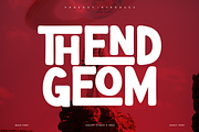 Thend Geom - Round & Thick Font, a Sans Serif Font by Iqsiart Studio (Thumbnail 1 of 7)