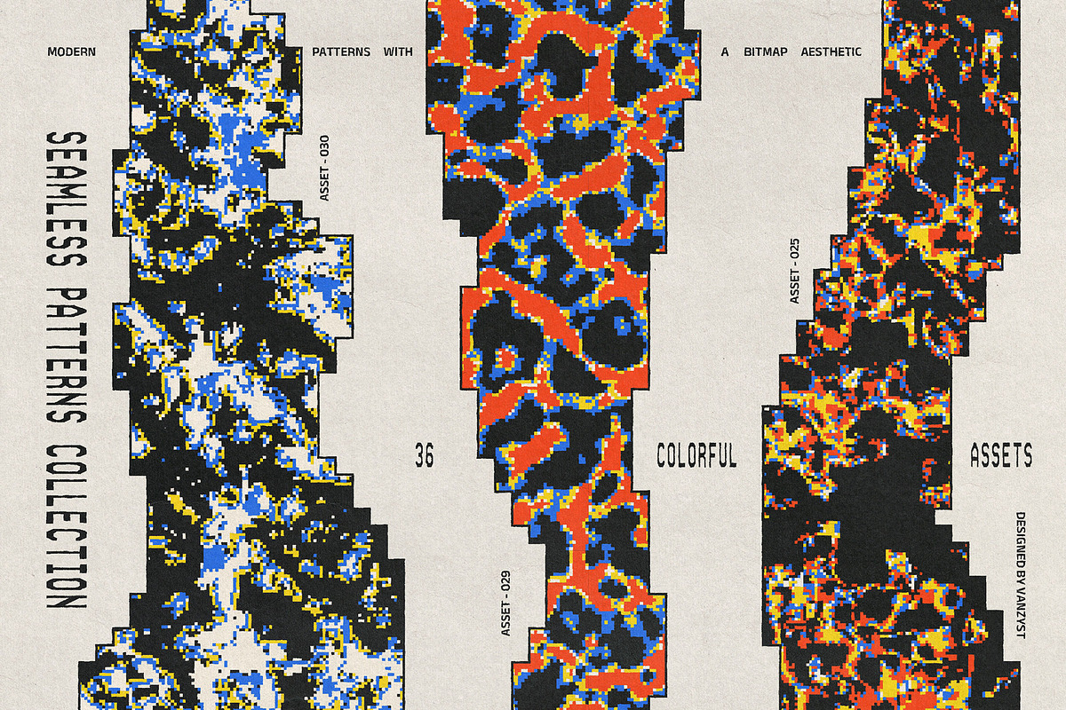 Microscopic Seamless Patterns, a Pattern Graphic by Vanzyst (Photo 1 of 9)