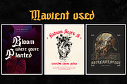 Mavient - Classic Blackletter Font, a Blackletter Font by Dhabee (Thumbnail 11 of 16)