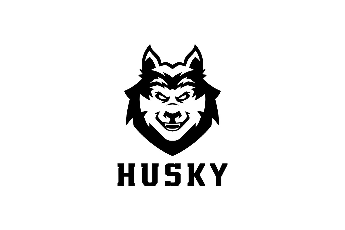Husky Logo Design, a Branding & Logo Template by kidzdsgn