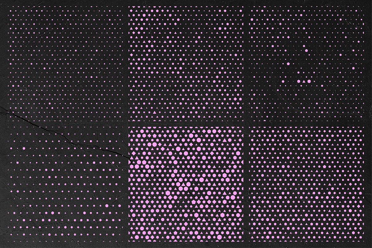 Geometric Backgrounds Pack, a Pattern Graphic by fukomoku (Photo 7 of 9)
