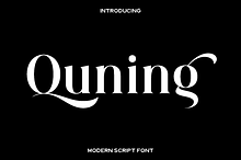 Quning - Elegant Serif Font