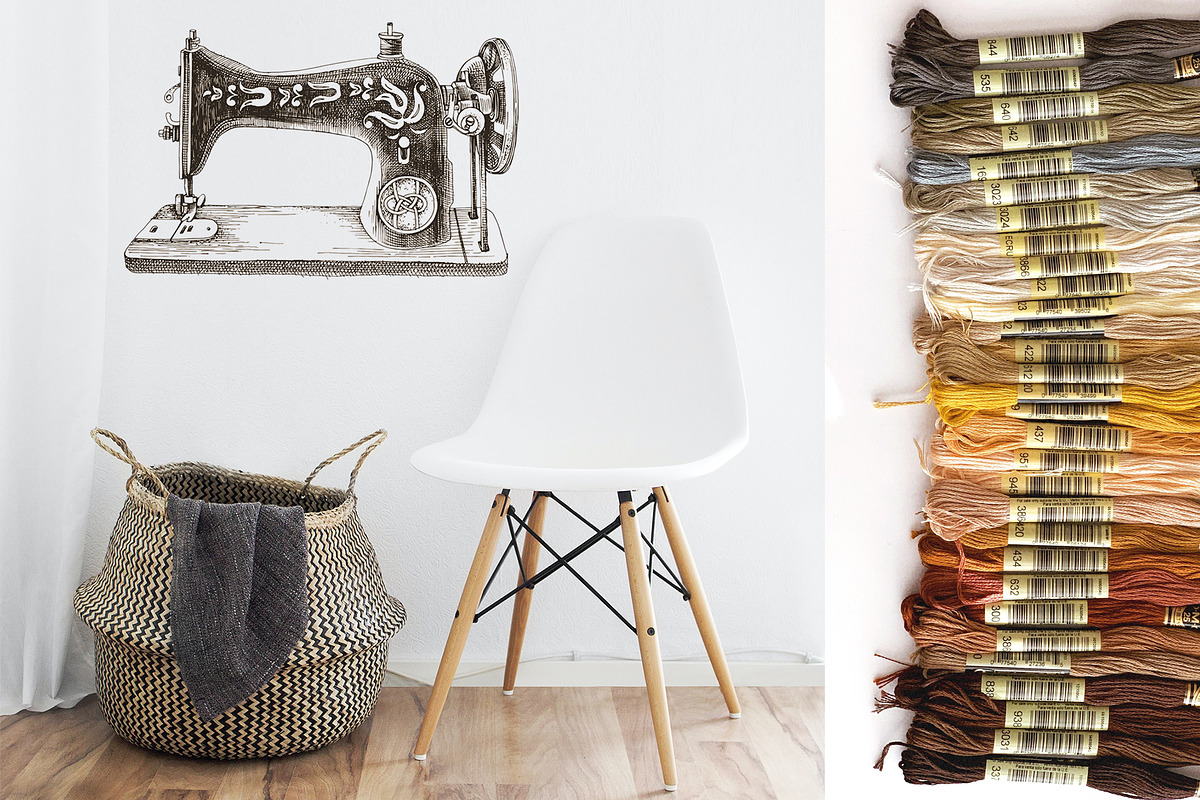 Sewing and other handcrafts, an Illustration by handsketched (Photo 4 of 9)