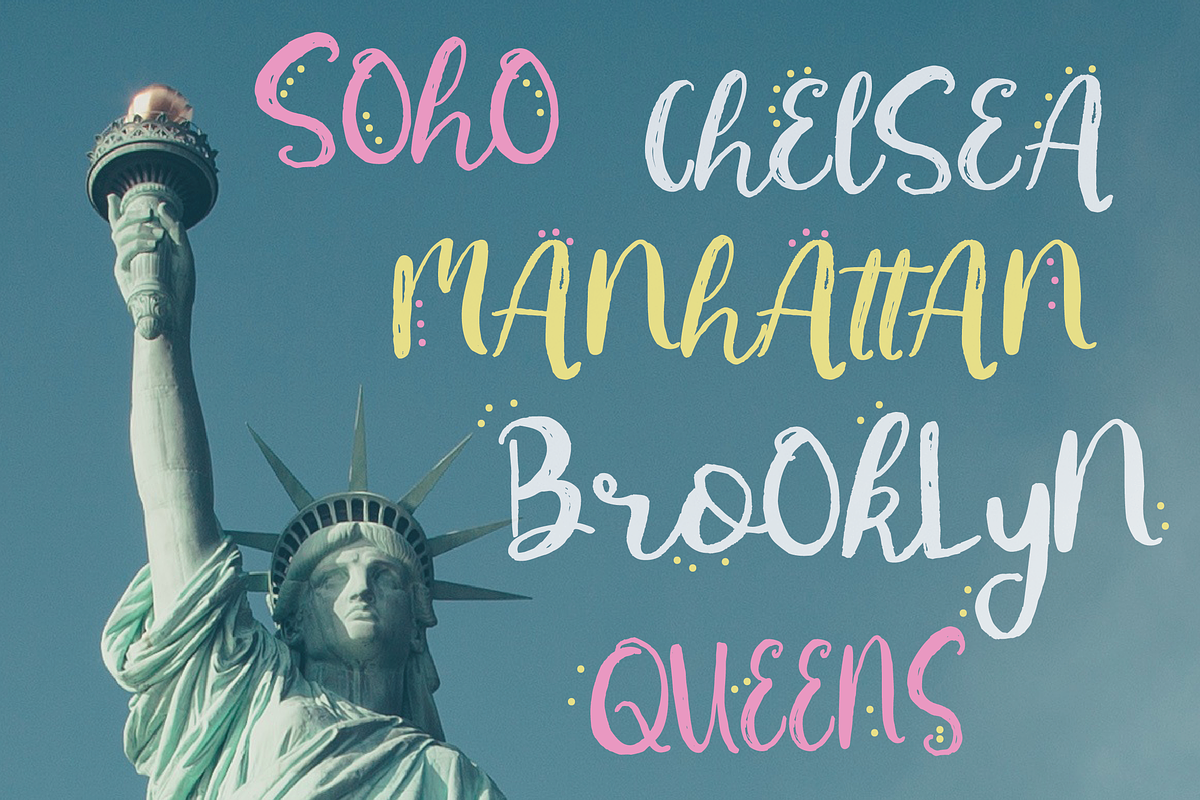 Carmelita Brush Font preview 3