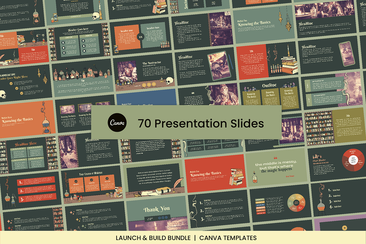Alchemist Canva Launch & Build Pack, a Social Media Template by WorkShy Studio (Photo 6 of 23)