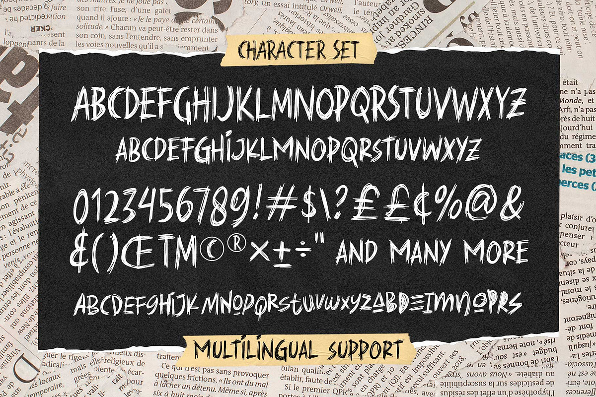 Against Madness - Scribble font, a Handwritten Font by Arterfak Project (Photo 11 of 12)