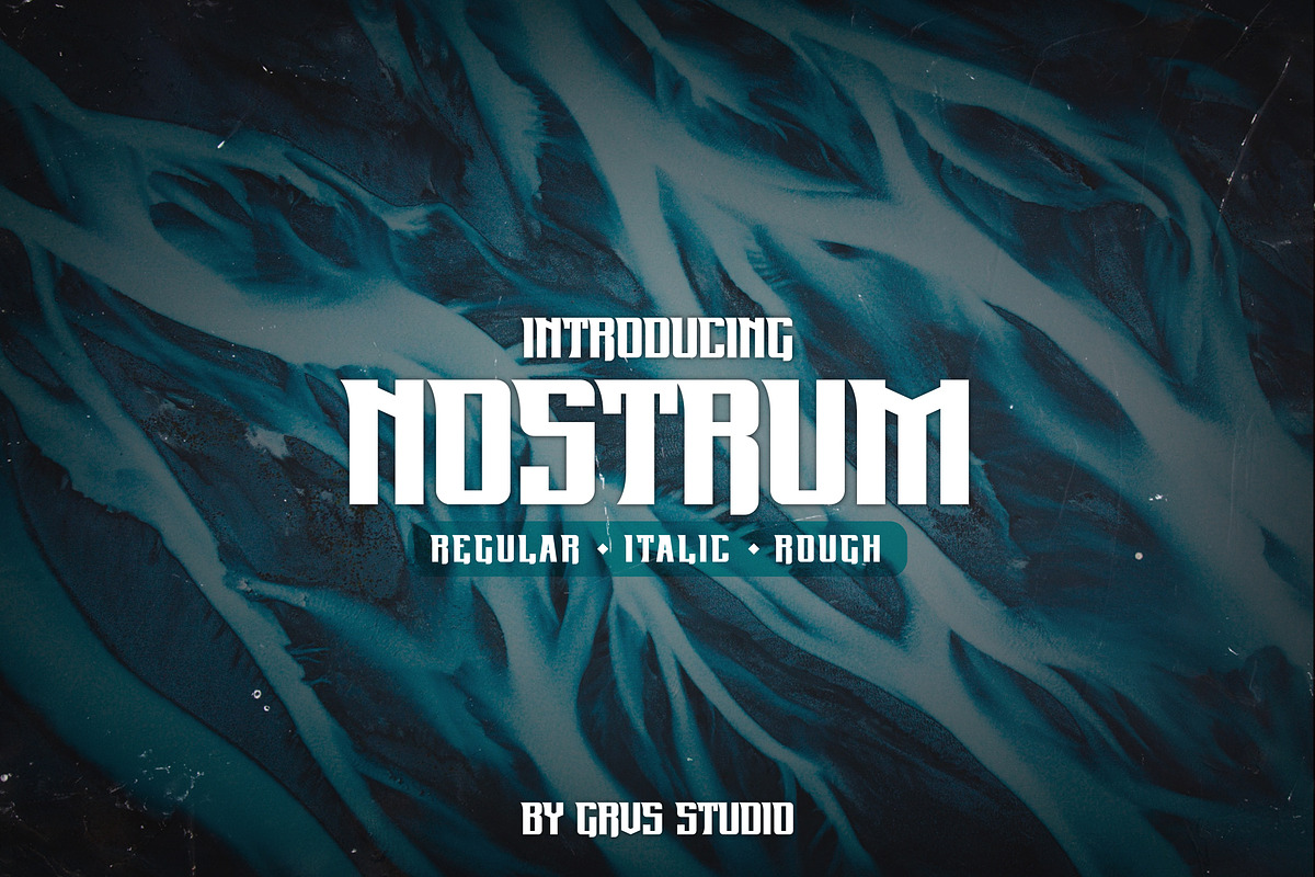 Nostrum Font, a Font by GRVS Studio (Photo 1 of 5)