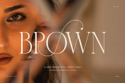Brown Elegant Serif Display Font, a Serif Font by Graphicxell (Thumbnail 1 of 8)