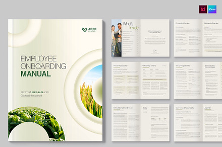 Employee Onboarding Manual Template, a Brochure Template by BrandPacks