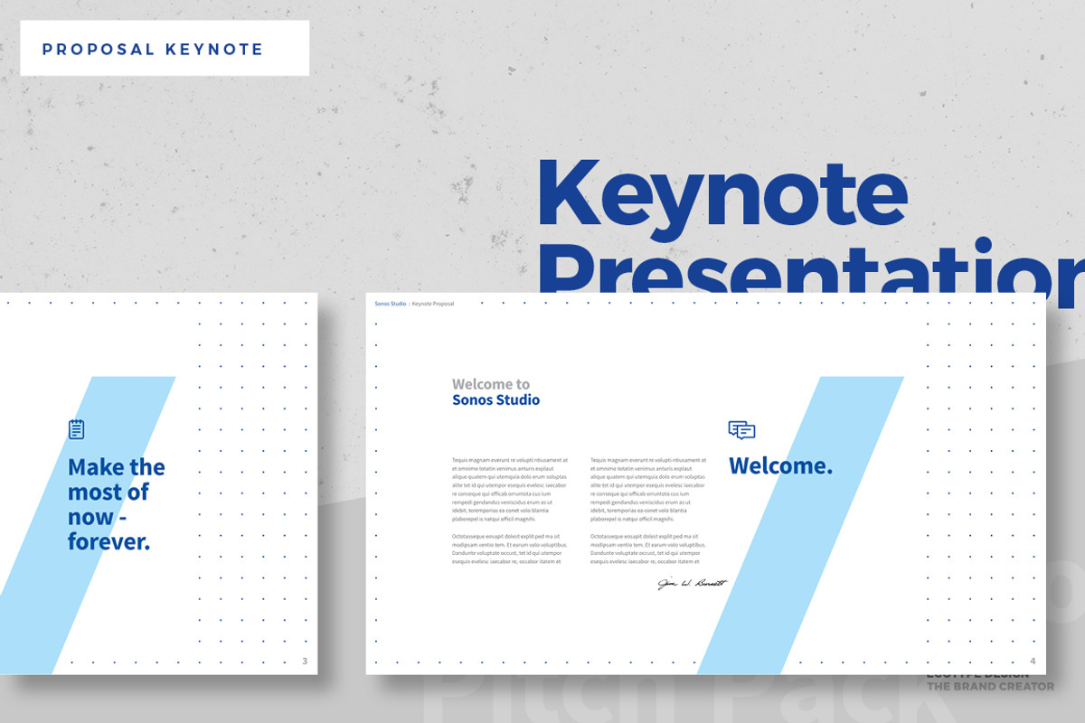 Project Proposal Keynote Template, a Presentation Template by Egotype