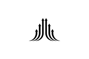 Growth Arrow Up Logo