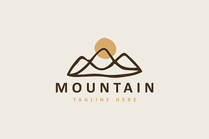 Mountain Logo Outdoor Adventure