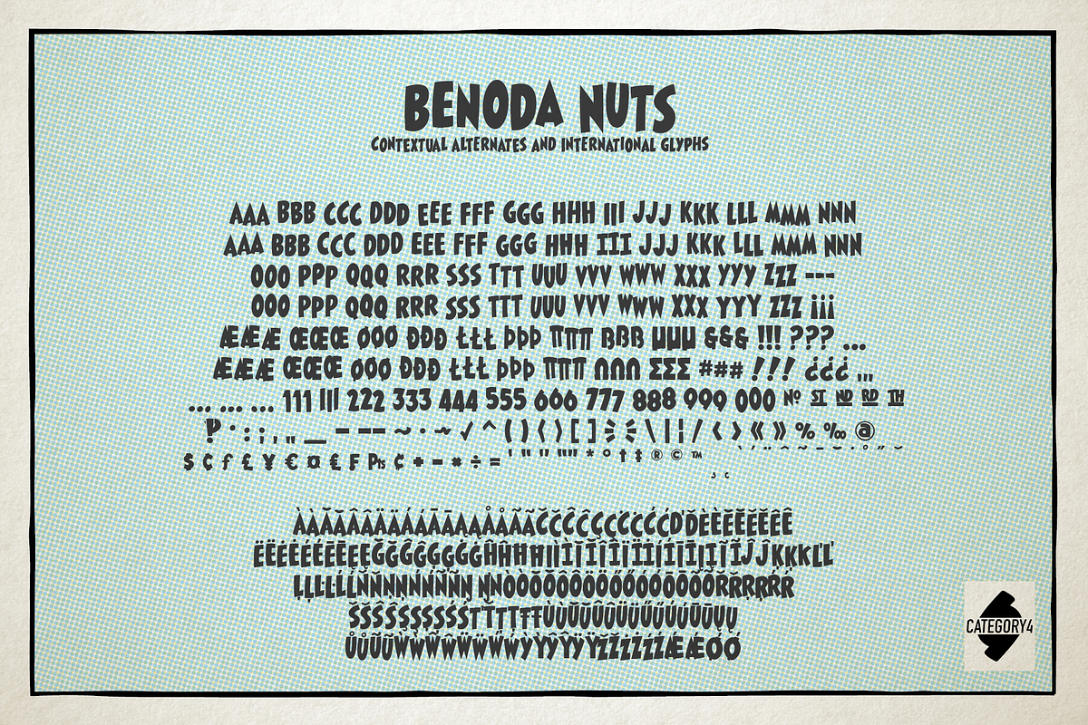 The Benoda BIG! Bundle Bundle, a Sans Serif Font by category4 (Photo 10 of 12)