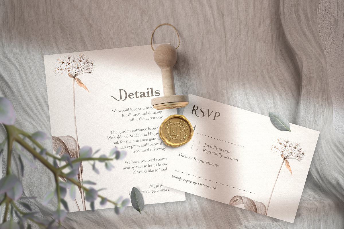 Katie & Daniel (Vintage), an Invitation Template by EvitePapery (Photo 4 of 6)