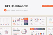 KPI Dashboard Kit PowerPoint, a Presentation Template by HiSlide.io (Thumbnail 1 of 4)