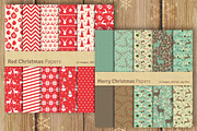 60% OFF-114 Christmas Digital Papers, a Texture Graphic by Chus Moreno Studio (Thumbnail 4 of 6)