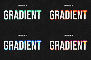 Gradient Blur Text Effect