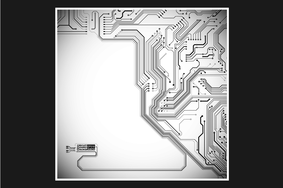 -50% Circuit boards backgrounds set, a Background Graphic by frost_newt (Photo 8 of 11)