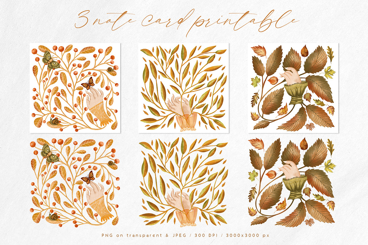 Fall sweet fall leaves illustration, a Seasonal Illustration by Yelloo Fish (Photo 7 of 15)