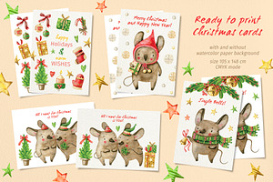 Christmas Cute Mice