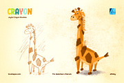 Joyful Crayon Affinity Brushes, a Brush Add-On by brushapes.com (Thumbnail 6 of 10)