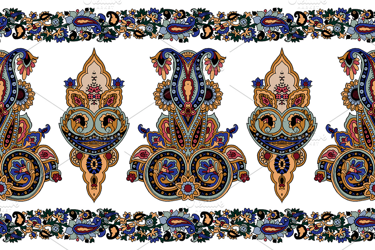 Paisley Vector Bundle, an Illustration by StabuLaRasa illustration (Photo 11 of 27)