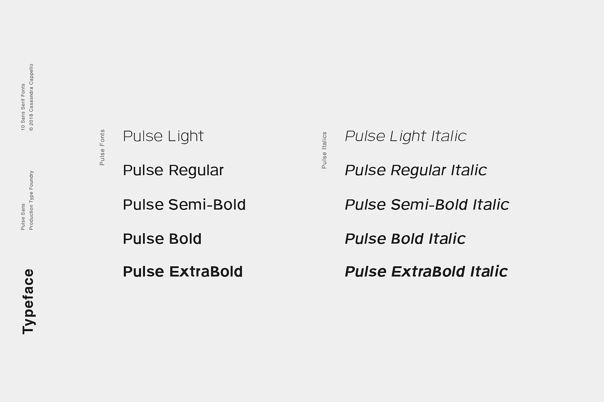 Pulse - A Modern Sans-Serif Typeface preview 2