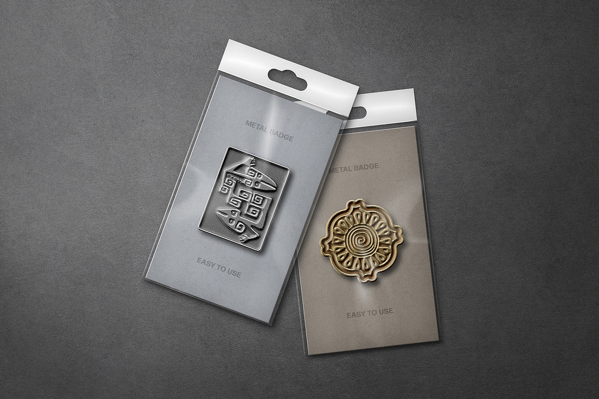 Metallic Pin Badges Mockup, a Product Mockup by pixelbuddha.net (Photo 4 of 6)