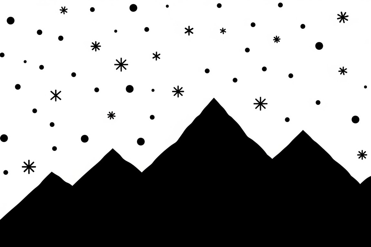 Winter Snow Silhouettes feature, an Illustration by Amazin_art (Photo 35 of 42)