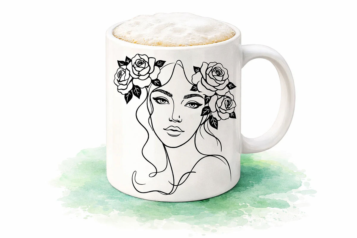 Woman Single Line Art Bundle, an Object Graphic by AIW SOLUTIONS (Photo 5 of 6)