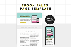 Bold Ebook Sales Template