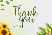 Sanies Script, a Script Font by khurasan (Thumbnail 7 of 7)