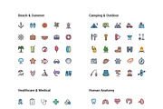 1500 Line Color Icons Pack, an Icon by WORAKAMON Design Studio (Thumbnail 11 of 17)