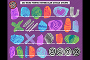 Procreate Watercolor Doodle Brushes, a Brush Add-On by AlwaysBeColoring (Thumbnail 4 of 13)