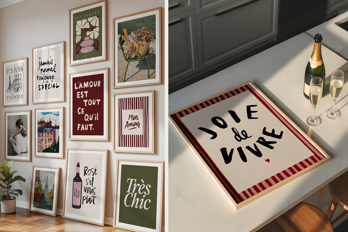 Paris Inspired Prints and Posters, a Background Graphic by Paper Flowers Studio (Photo 4 of 12)