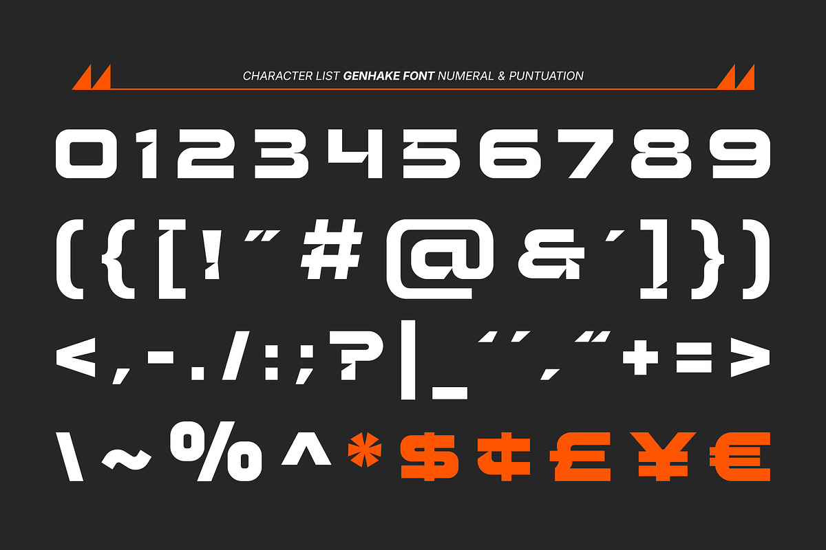 Genhake - Modern Futuristic Scifi, a Sans Serif Font by Typia Nesia (Photo 3 of 14)