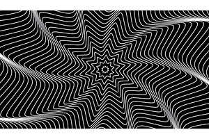 Hypnotic Effect With Spiral Moving