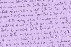 Amethyst A Signature Font