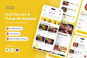 Yumicio - Food Delivery App Design, an App Template by productype1 (Thumbnail 1 of 5)