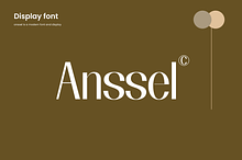 Anssel-Display font